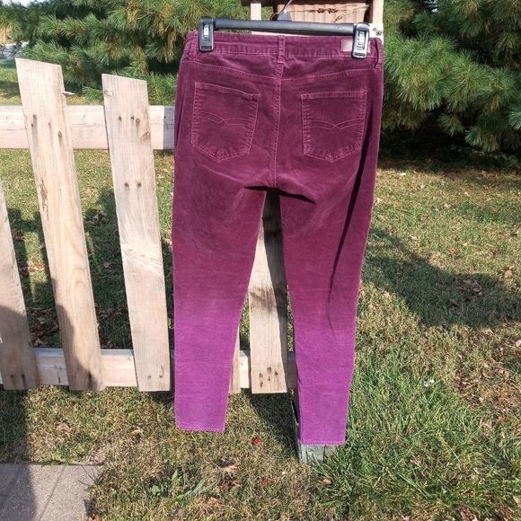 Buffalo David Bitton stretch skinny Jilian Ombre lowrise purple fade women's W28 - Picture 2 of 16